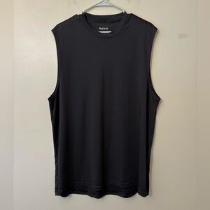H&M Move Men's Black Sleeveless Workout Athletic Shirt, Size XL